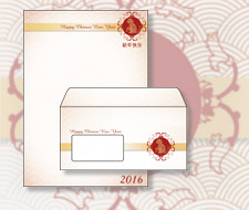 Papier und Umschläge für das chinesische Neujahrsfest