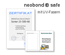 neobond® safe - Sicherheitspapier