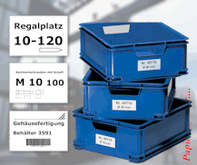 Kennzeichnung von Transportbehälter und Lagerbehälter mit hoch belastbaren Etiketten