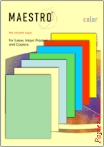 Farbige Kopierpapiere und Laserpapiere für die Büroorganisation