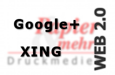WEB 2.0 Google+ & XING