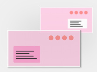 Transparente Briefumschläge mit Anschriftenfenster