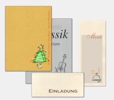 STARSHINE Metallicpapiere für Urkunden, Einladungen und die Weihnachtspost.