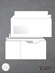 CD-Kompakt-Versandumschläge mit Fenster - 500er Pack