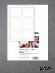 team BADGES 603 - 50 Blatt