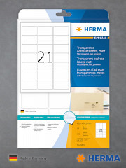 Transparente Folienetiketten 8670