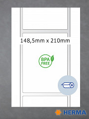 Thermodirektetiketten 148,5 x 210 mm (DIN A5)