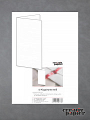dl Klappkarten weiss - 50er Pack