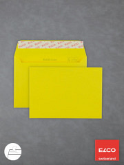 Farbige Briefumschläge DIN C6 intensivgelb