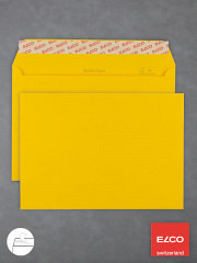 Farbige Briefumschläge DIN C5 goldgelb