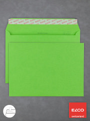Farbige Briefumschläge DIN C5 intensivgrün