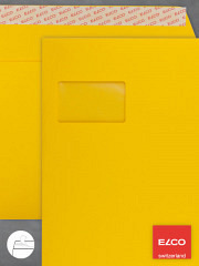 Farbige Fenster-Briefumschläge DIN C4 goldgelb