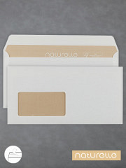 naturelle Fensterbriefumschläge DIN lang HK