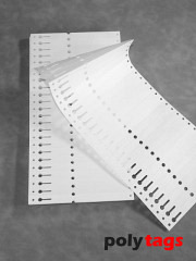 Tyvek Schlaufenetiketten 16121 weiß