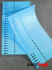 Tyvek Schlaufenetiketten 1612 blau