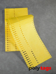 Tyvek Schlaufenetiketten 16125 gelb