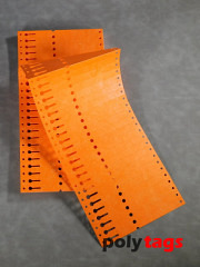 Tyvek Schlaufenetiketten 16126 orange