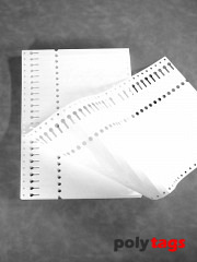 Tyvek Schlaufenetiketten 22121 weiß