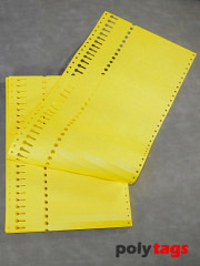 Tyvek Schlaufenetiketten 22125 gelb