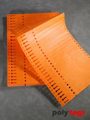 Tyvek Schlaufenetiketten 22126 orange