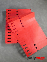 Tyvek Schlaufenetiketten 22252 rot