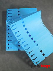 Tyvek Schlaufenetiketten 22253 blau