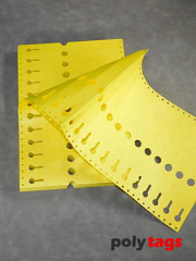 Tyvek Schlaufenetiketten 22255 gelb
