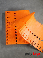 Tyvek Schlaufenetiketten 22256 orange