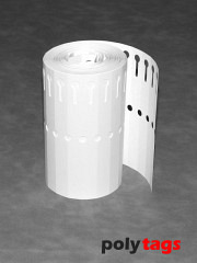 PVC-Schlaufenetiketten 12131P weiß