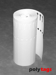 PVC-Schlaufenetiketten 16131P weiß