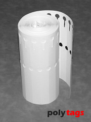 PVC-Schlaufenetiketten 20201P weiß