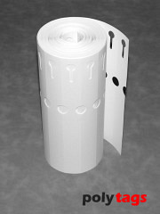 PVC-Schlaufenetiketten 22251P weiß