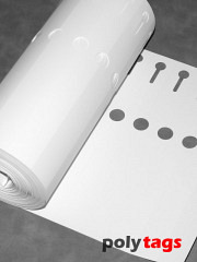 HDPE-Schlaufenetiketten 22251H weiß