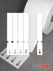 HDPE-Schlaufenetiketten 20251 weiß