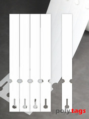 HDPE-Schlaufenetiketten 25251 weiß