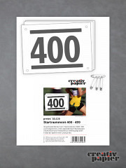 pretex 30.120 Startnummern Nummernkreis 4