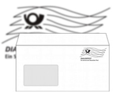 Briefumschläge für den Dialogpost-Service der Deutschen Post AG