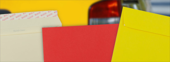 Farbige Briefumschläge im Format DIN C6/5