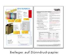 Florpost Dünndruckpapiere für Laserdrucker