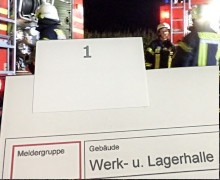 Selbstklebende Registertaben für Feuerwehrlaufkarten