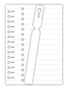 Schlaufenetiketten zur Kennzeichnung von Rückstellproben