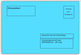 Rücksendeumschläge indiviuell