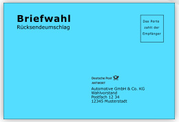 Rücksendeumschläge Layout 3