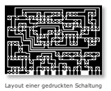 Druckbeispiel - Vorlage f&uuml;r gedruckte Schaltungen