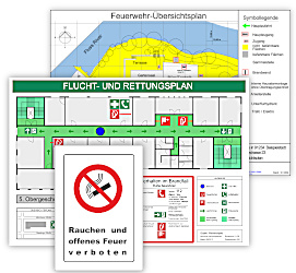 Druckbeispiele - Feuerwehlpläne 