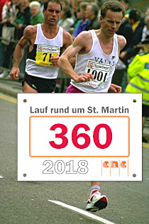 Witterungsbeständige und nassfeste Startnummern für Laufwettbewerbe