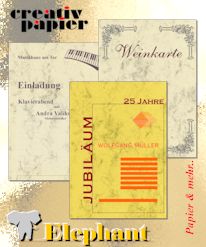 Elefantenhaut - Edles Papier mit konservativer Ausstrahlung