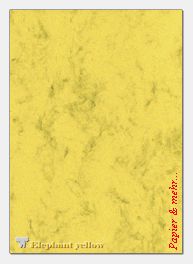 elephant yellow - Elefantenhaut f&uuml;r Urkunden, Zertifikate, Speisekarten und vieles mehr