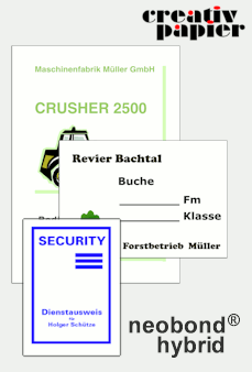 Druckbeispiele für neobond hybrid