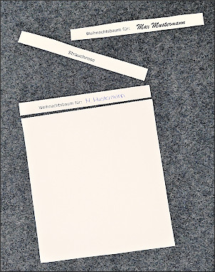 Streifenetiketten natur 2120